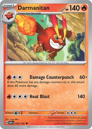 Darmanitan 035/197 - Obsidian Flames