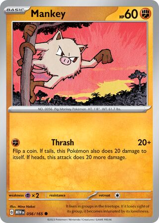 Mankey 056/165 - Scarlet & Violet 151