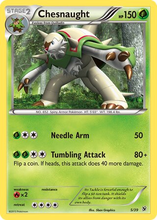 Chesnaught 5/39 - XY Starter Set
