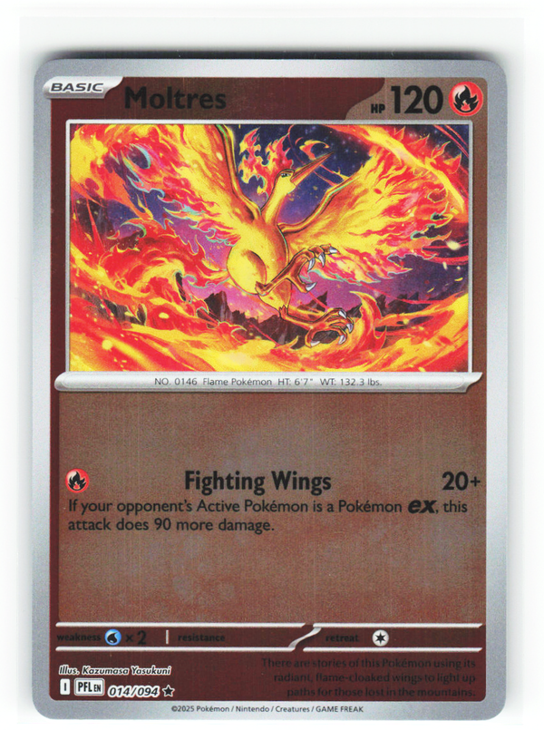 Moltres 014/094 - Phantasmal Flames - NM (ID: 53125426182523) - front