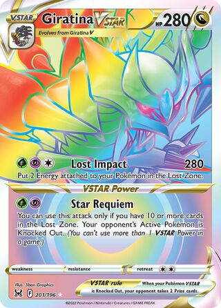 Giratina VSTAR 201/196 - Lost Origin