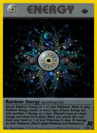 Rainbow Energy 17/82 - Team Rocket