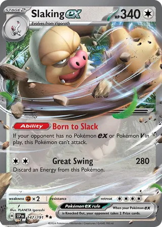 Slaking ex 147/191 - Surging Sparks