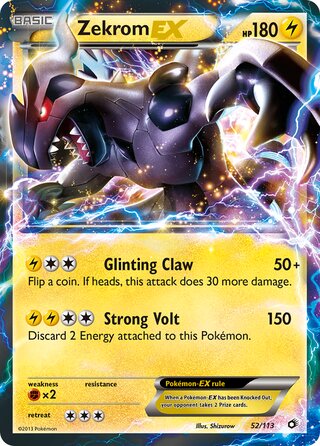 Zekrom-EX 52/113 - Legendary Treasures