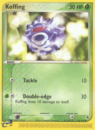 Koffing 54/109 - Ruby & Sapphire