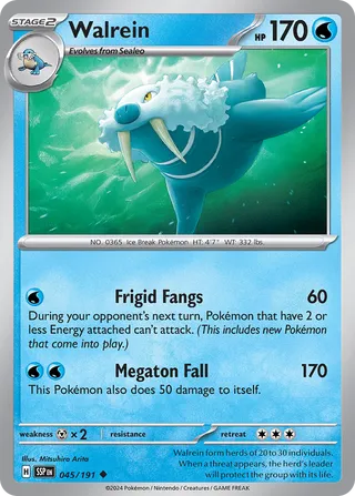 Walrein 045/191 - Surging Sparks