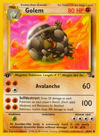 Golem 36/62 - Fossil