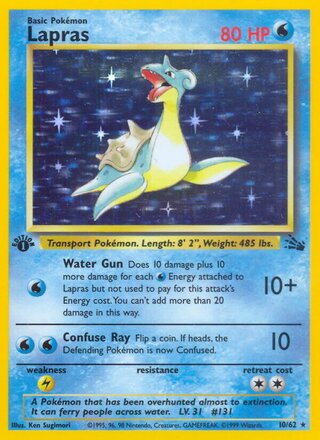 Lapras 10/62 - Fossil