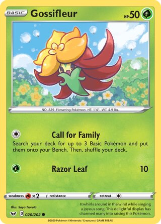 Gossifleur 020/202 - Sword & Shield Base