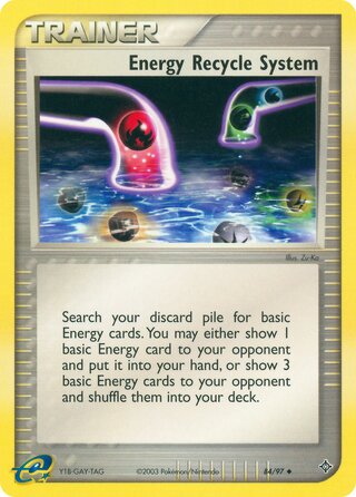 Energy Recycle System 84/97 - Dragon