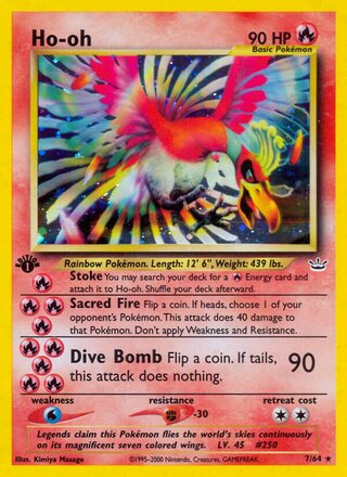 Ho-oh 7/64 - Neo Revelation