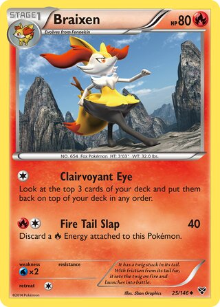 Braixen 25/146 - XY Base