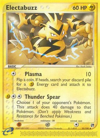 Electabuzz 35/100 - Sandstorm - MP - front
