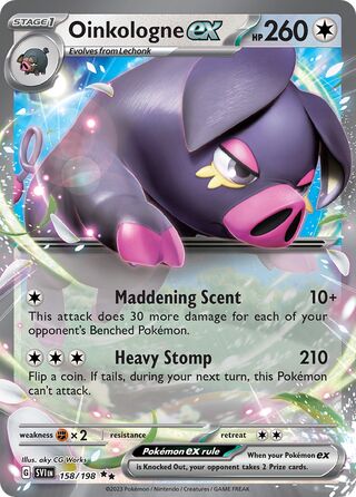 Oinkologne ex 158/198 - Scarlet & Violet Base