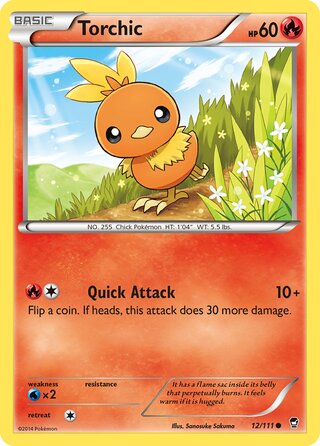Torchic 12/111 - Furious Fists