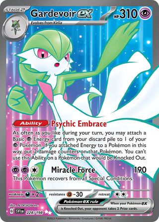 Gardevoir ex 228/198 - Scarlet & Violet Base