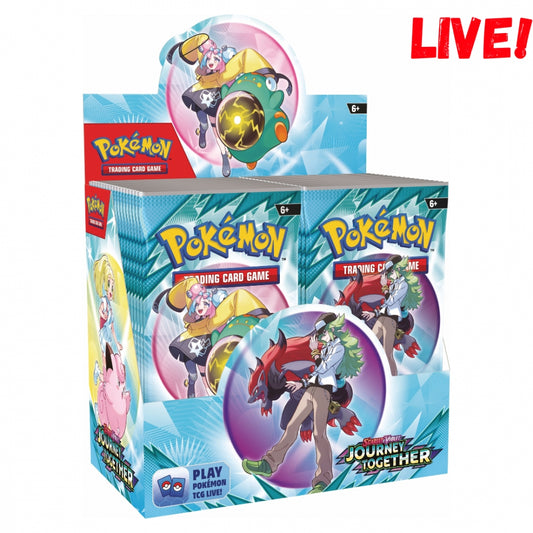Pokemon Journey Together Booster Boks (live)