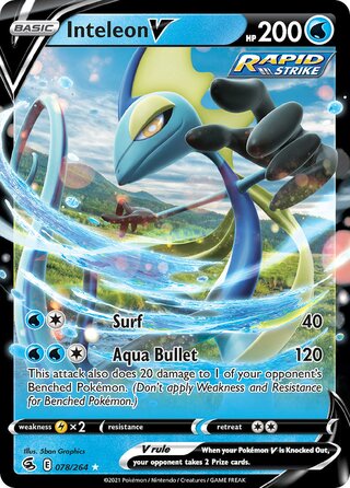 Inteleon V 078/264 - Fusion Strike