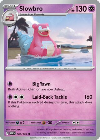 Slowbro 080/165 - Scarlet & Violet 151