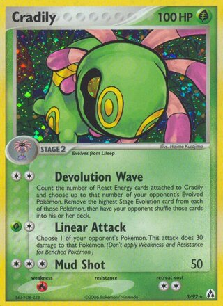 Cradily 3/92 - Legend Maker