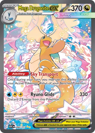 Mega Dragonite ex 290/217 - Ascended Heroes