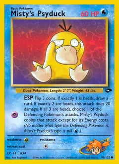 Misty's Psyduck 90/132 - Gym Challenge