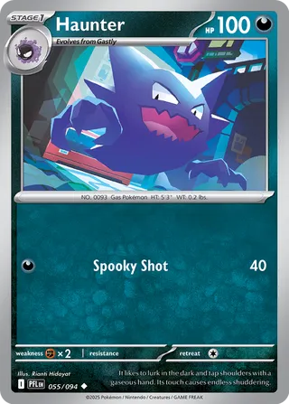 Haunter 055/094 - Phantasmal Flames