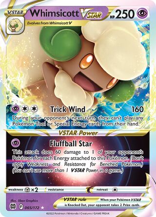 Whimsicott VSTAR 065/172 - Brilliant Stars
