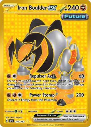 Iron Boulder ex 217/162 - Temporal Forces
