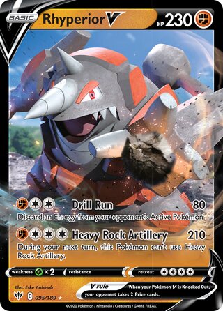 Rhyperior V 095/189 - Darkness Ablaze