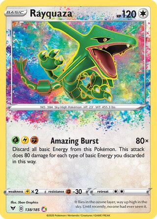 Rayquaza 138/185 - Vivid Voltage