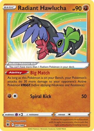 Radiant Hawlucha 081/189 - Astral Radiance