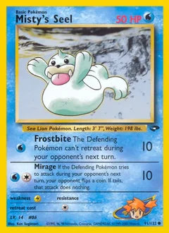 Misty's Seel 91/132 - Gym Challenge