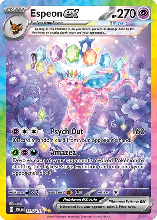 Espeon ex 155/131 - Prismatic Evolutions