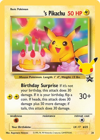 _'s Pikachu 24 - Celebrations