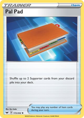 Pal Pad 172/202 - Sword & Shield Base