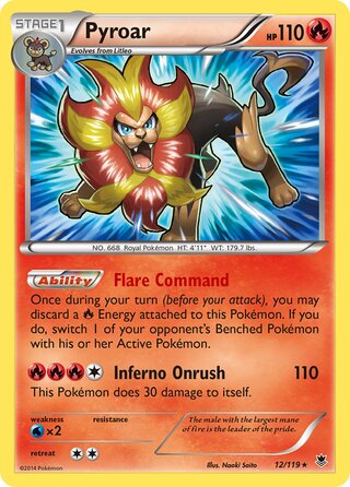 Pyroar 12/119 - Phantom Forces