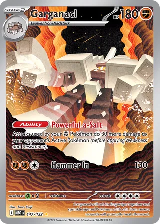 Garganacl 147/132 - Mega Evolution Base