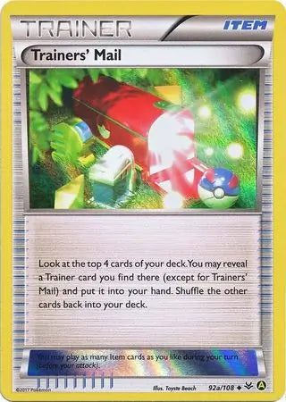 Trainers' Mail 92a - Alternate Art Promos