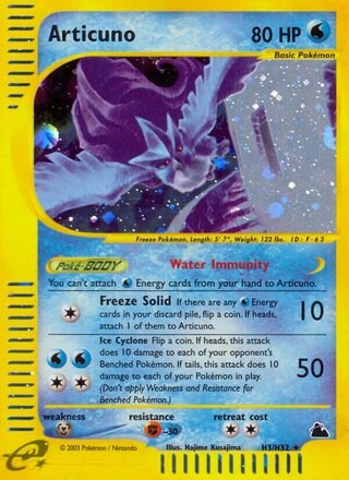 Articuno H3/H32 - Skyridge