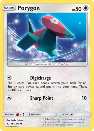 Porygon 154/214 - Unbroken Bonds