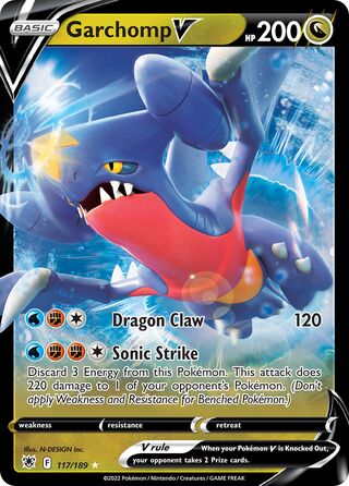 Garchomp V 117/189 - Astral Radiance
