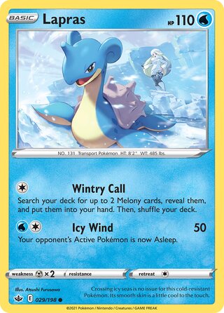 Lapras 029/198 - Chilling Reign