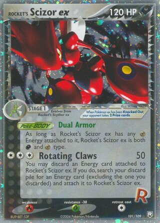 Rocket's Scizor ex 101/109 - Team Rocket Returns