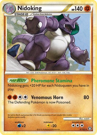 Nidoking 6/102 - Triumphant
