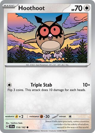Hoothoot 114/142 - Stellar Crown