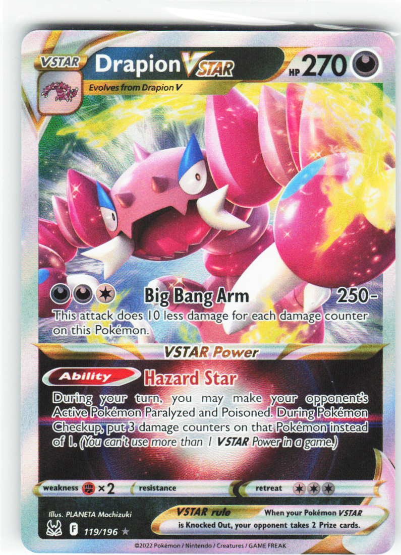 Drapion VSTAR 119/196 - Lost Origin