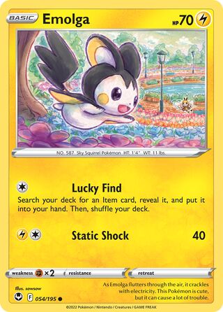 Emolga 054/195 - Silver Tempest