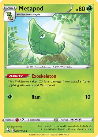 Metapod 002/264 - Fusion Strike