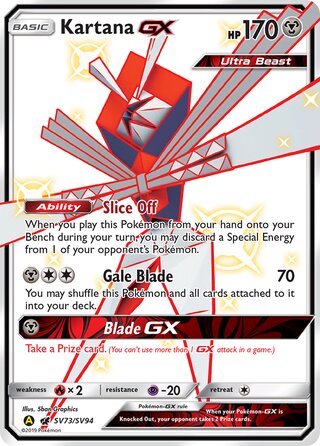 Kartana-GX SV73/SV94 - Hidden Fates